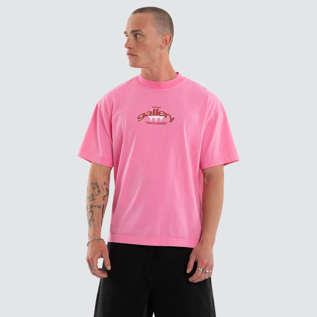 Retro Delight Street Tee Candy Pink