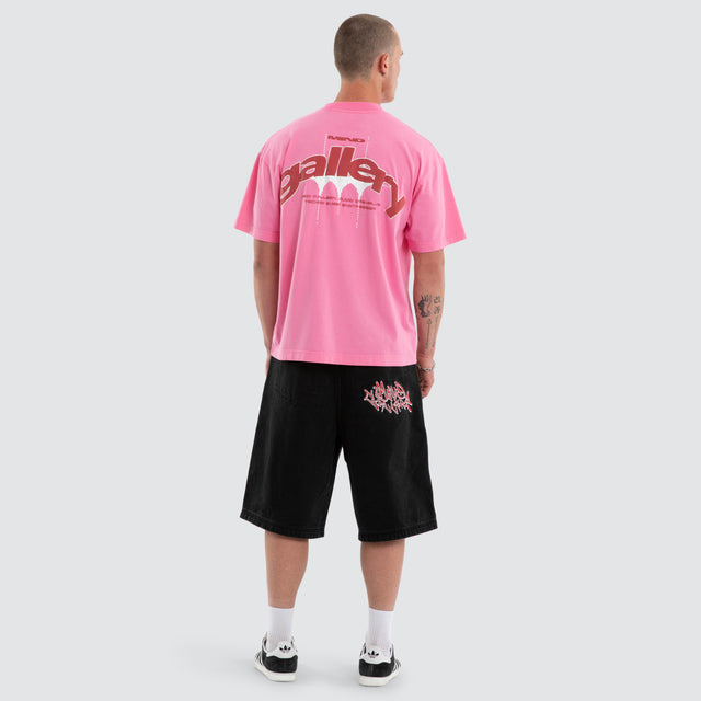 Retro Delight Street Tee Candy Pink