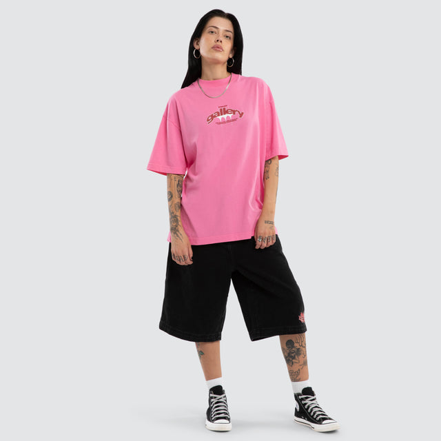 Retro Delight Street Tee Candy Pink