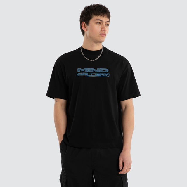 Base Street Tee Jet Black
