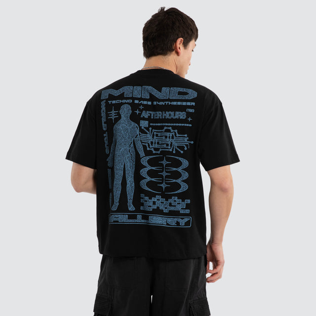 Base Street Tee Jet Black