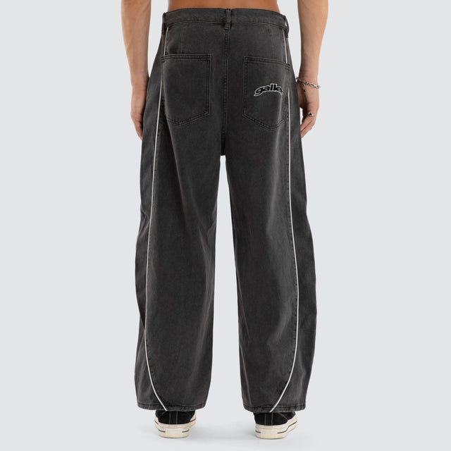 M1 Balloon Jeans Washed Grey