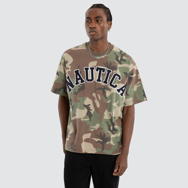 Arch Logo Camouflage Tee Green Camo