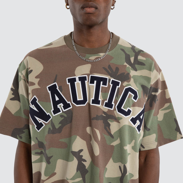 Arch Logo Camouflage Tee Green Camo