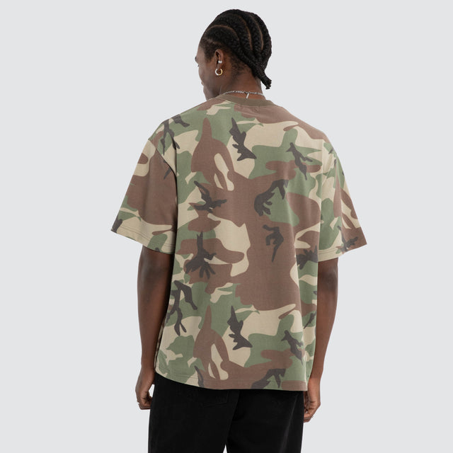 Arch Logo Camouflage Tee Green Camo