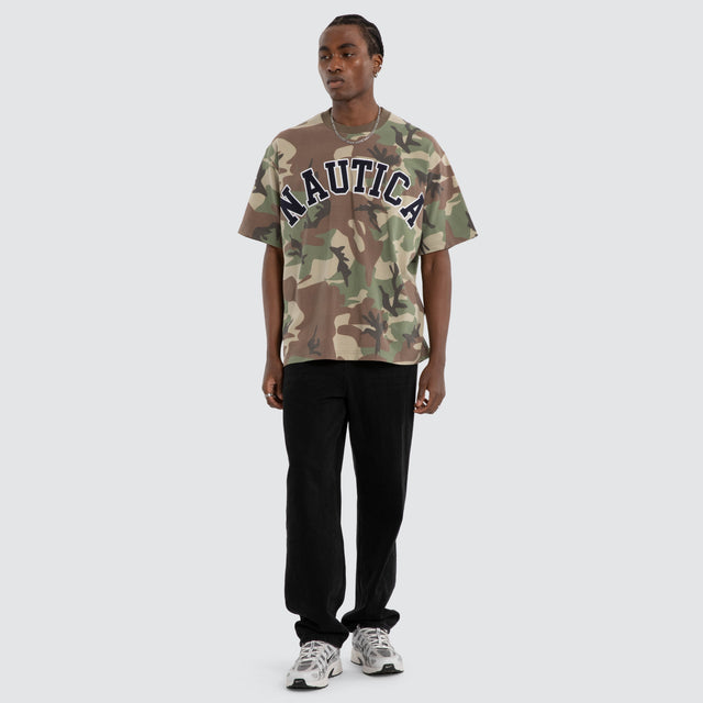 Arch Logo Camouflage Tee Green Camo