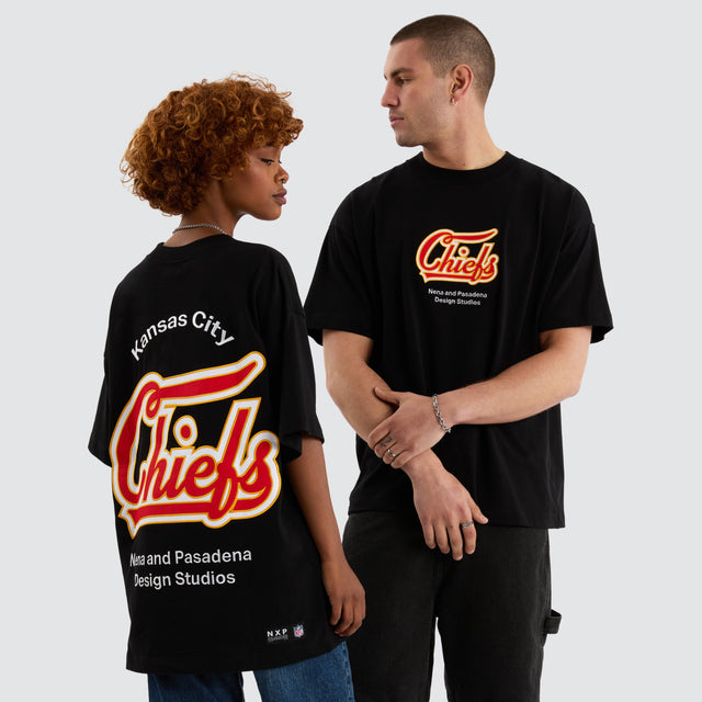 Kansas City Chiefs NFL Raptor Tee Jet Black