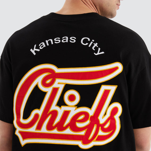 Kansas City Chiefs NFL Raptor Tee Jet Black