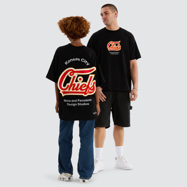 Kansas City Chiefs NFL Raptor Tee Jet Black