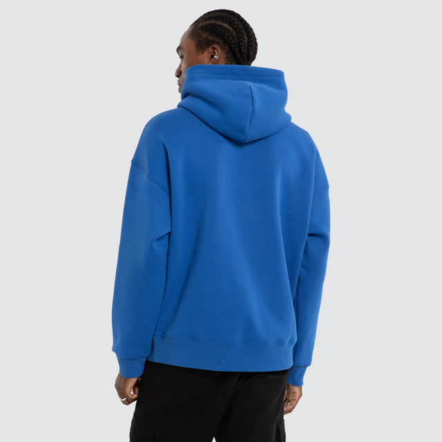 Model wears Los Angeles Rams NFL Athletic Box Fit Hoodie Rams Royal Blue Nena and Pasadena NFL Blue – image 8