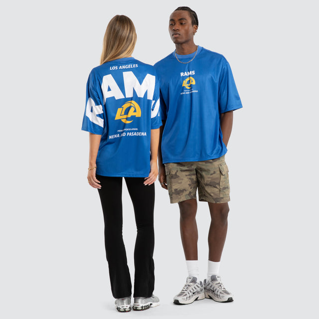 Los Angeles Rams NFL Bridge Mesh Tee Rams Royal Blue