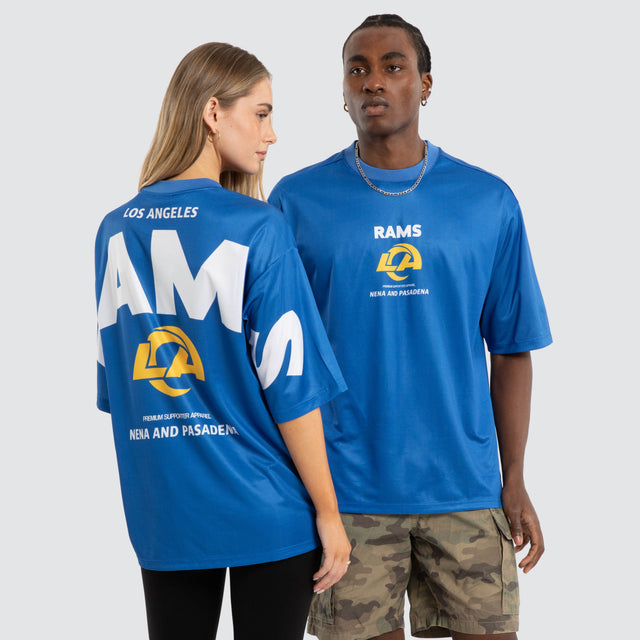 Los Angeles Rams NFL Bridge Mesh Tee Rams Royal Blue