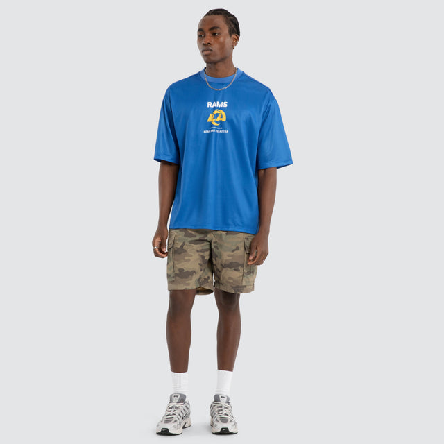Los Angeles Rams NFL Bridge Mesh Tee Rams Royal Blue