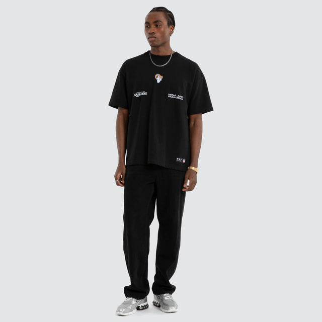 Los Angeles Rams NFL Loopback Raptor Tee Jet Black