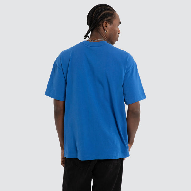 Model wears Los Angeles Rams NFL Athletic Tee Rams Royal Blue Nena and Pasadena NFL Blue – image 6