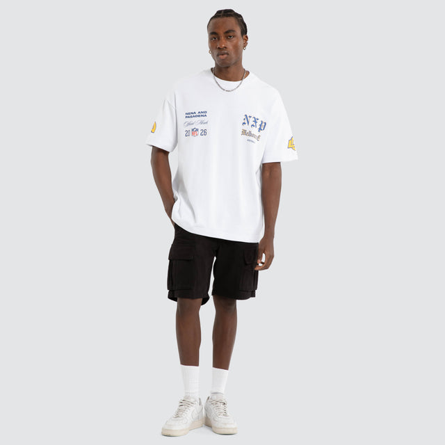 Los Angeles Rams NFL Melbourne City Loopback Raptor Tee Optical White