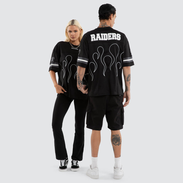 Las Vegas Raiders NFL Dark Flame Tee Jet Black