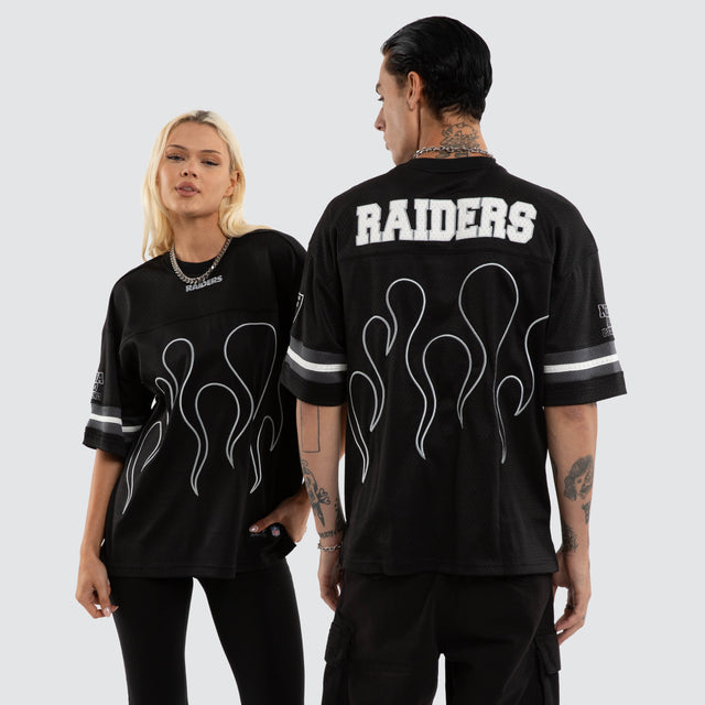 Las Vegas Raiders NFL Dark Flame Tee Jet Black