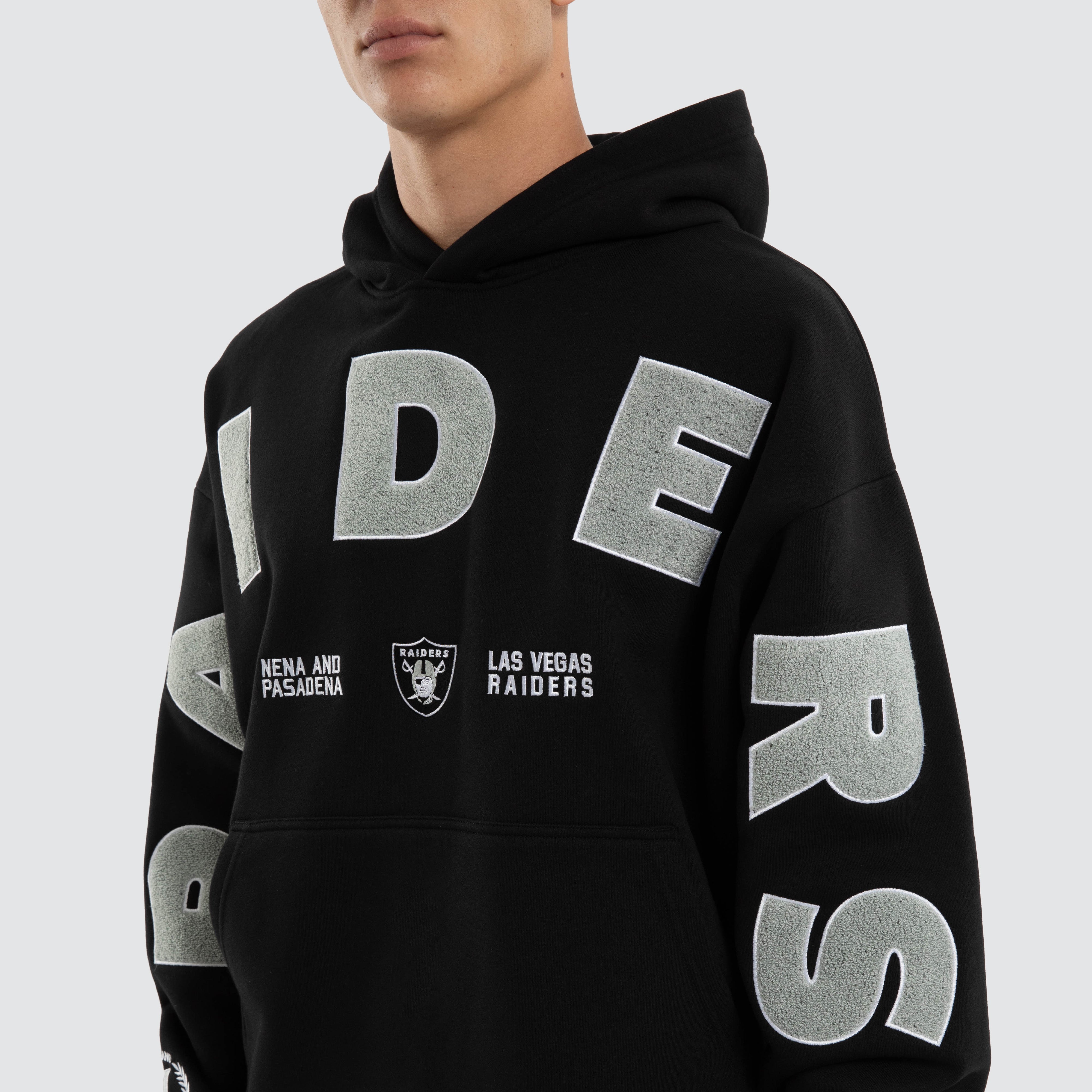 NXP x NFL Las Vegas Raiders Arch Hoodie in Black | Neverland Store
