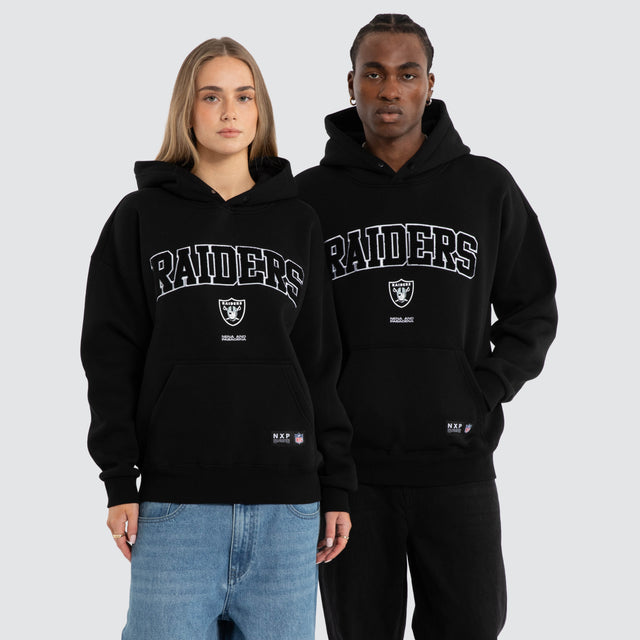 Las Vegas Raiders NFL Athletic Box Fit Hoodie Jet Black