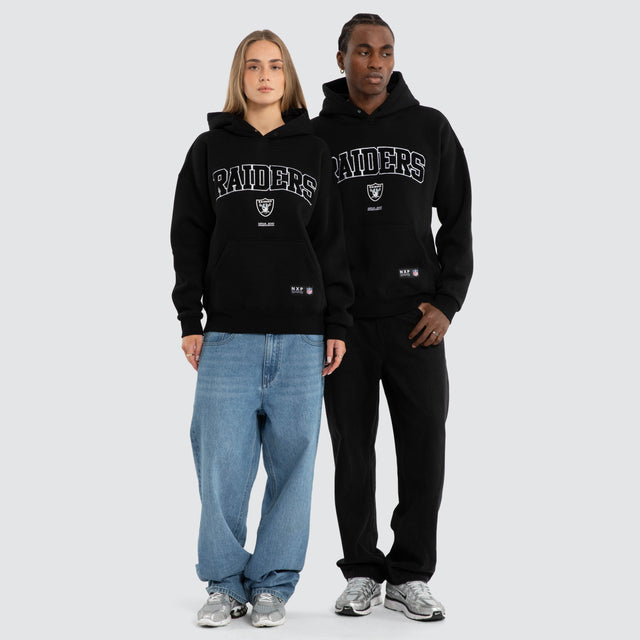 Las Vegas Raiders NFL Athletic Box Fit Hoodie Jet Black
