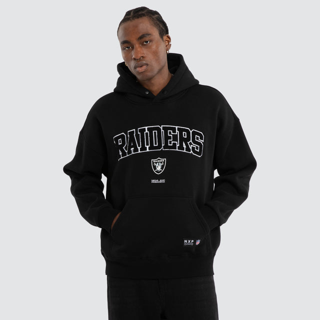 Las Vegas Raiders NFL Athletic Box Fit Hoodie Jet Black