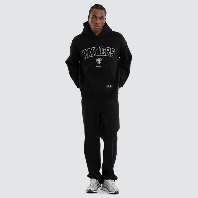 Las Vegas Raiders NFL Athletic Box Fit Hoodie Jet Black