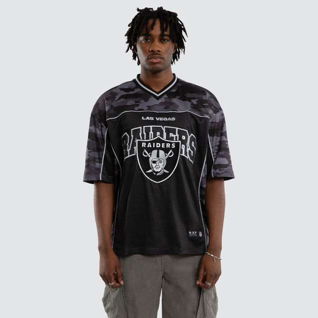 Las Vegas Raiders NFL Field Tee Black Camo