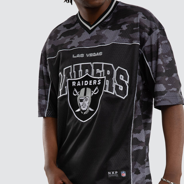 Las Vegas Raiders NFL Field Tee Black Camo