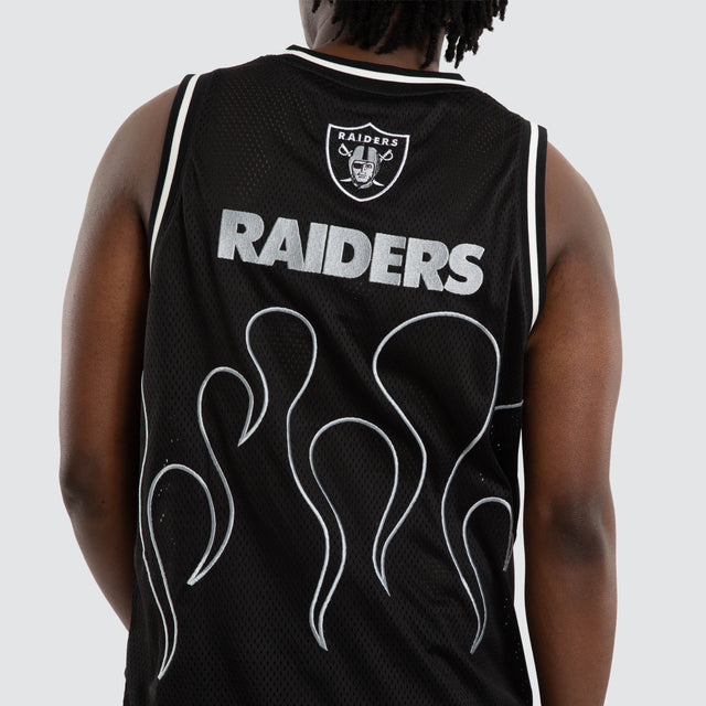Las Vegas Raiders NFL Basketball Jersey Jet Black