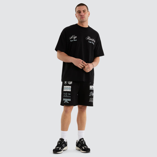 Las Vegas Raiders NFL Shorts Jet Black