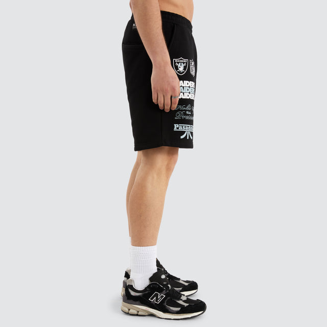 Las Vegas Raiders NFL Shorts Jet Black