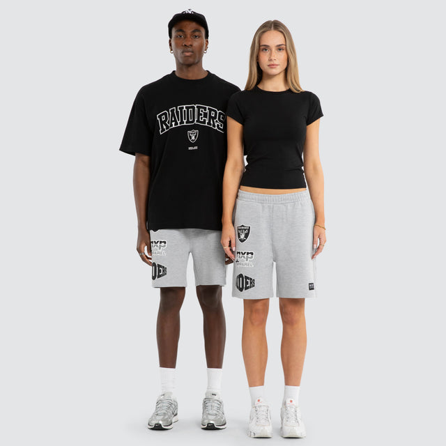 Las Vegas Raiders NFL Track Short Grey Marle