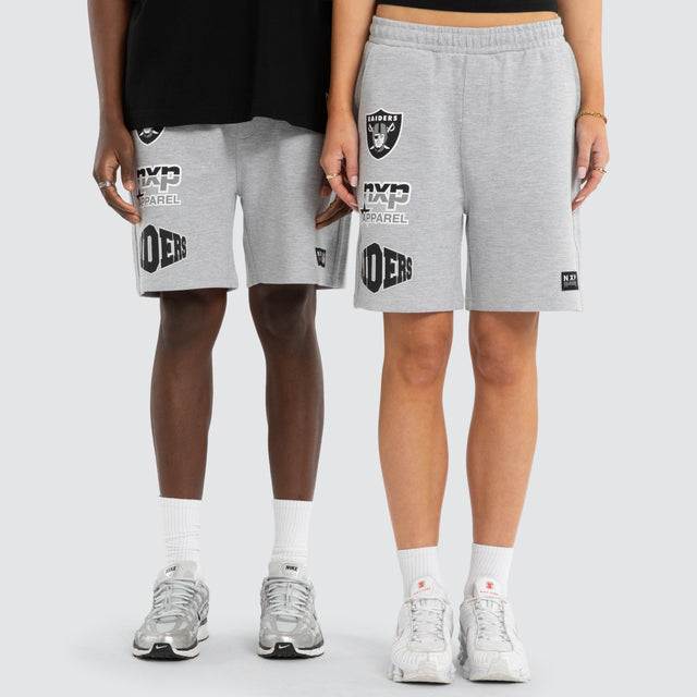 Las Vegas Raiders NFL Track Short Grey Marle