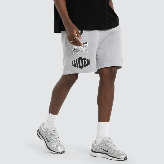 Las Vegas Raiders NFL Track Short Grey Marle