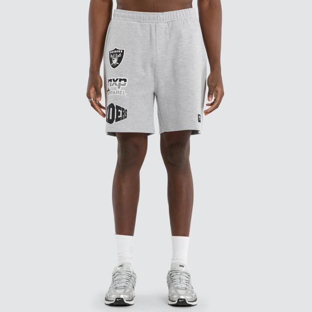 Las Vegas Raiders NFL Track Short Grey Marle