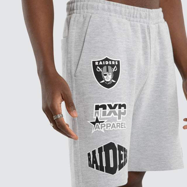 Las Vegas Raiders NFL Track Short Grey Marle