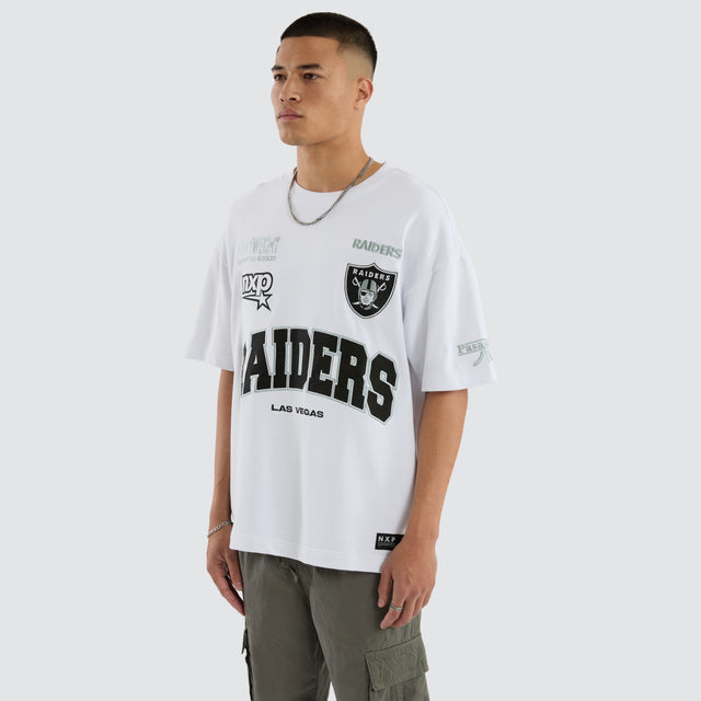 Las Vegas Raiders NFL Loopback Raptor Tee White