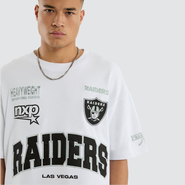 Las Vegas Raiders NFL Loopback Raptor Tee White