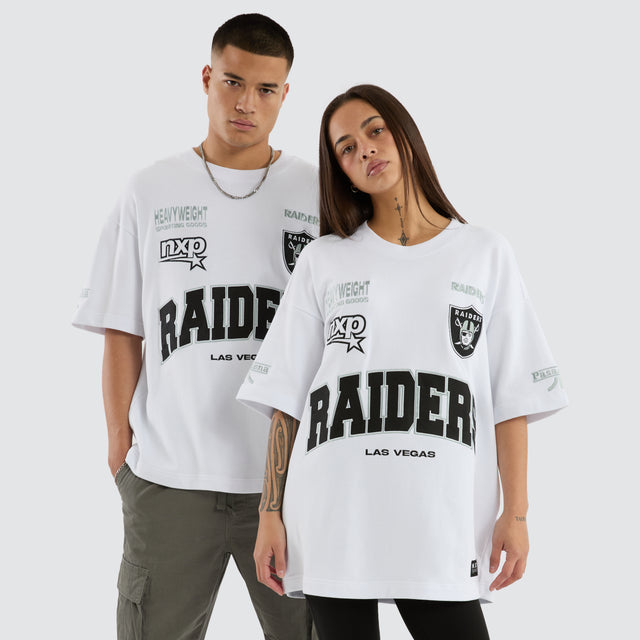 Las Vegas Raiders NFL Loopback Raptor Tee White