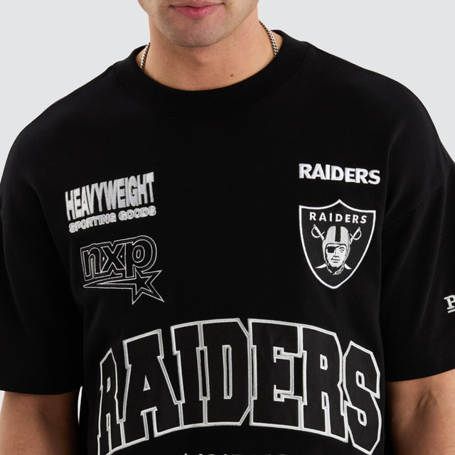 Las Vegas Raiders NFL Loopback Raptor Tee Jet Black