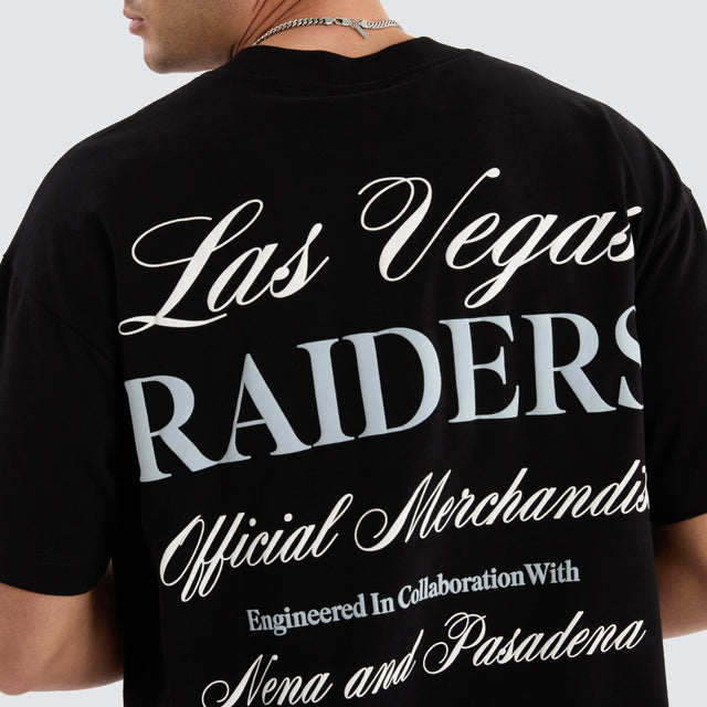 Las Vegas Raiders NFL Raptor Tee Jet Black