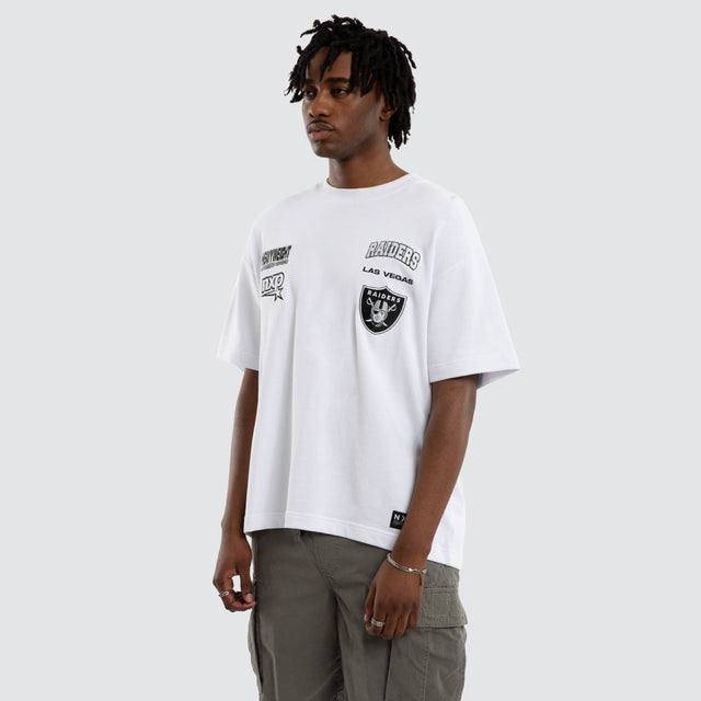 Las Vegas Raiders NFL Raiders Surround Tee Optical White