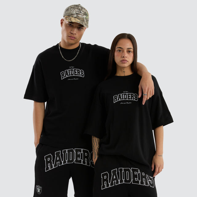 Las Vegas Raiders NFL Bounce Tee Jet Black