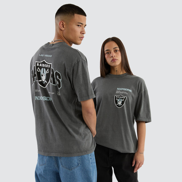 Las Vegas Raiders NFL Driven Tee Pigment Charcoal