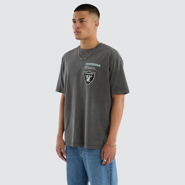 Las Vegas Raiders NFL Driven Tee Pigment Charcoal