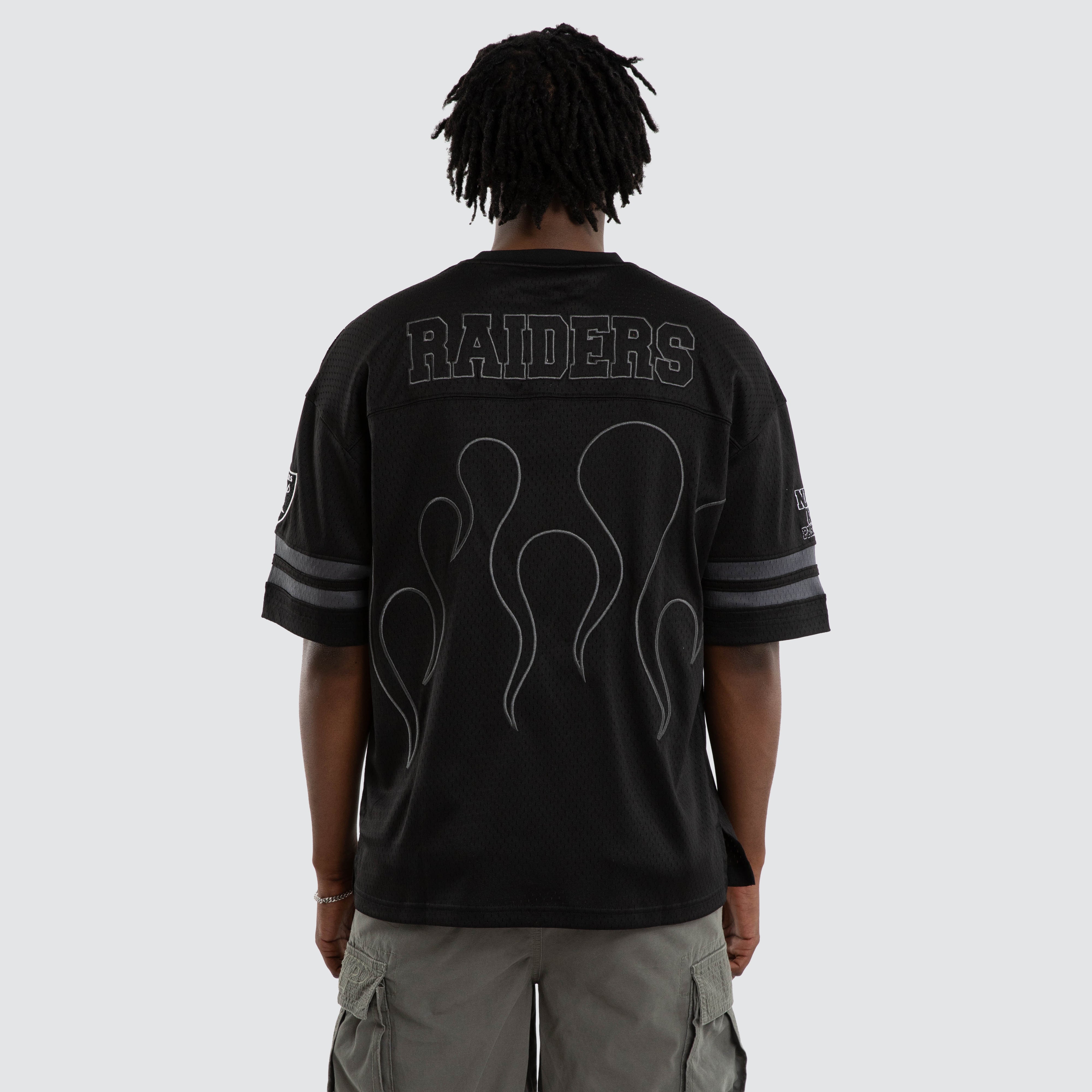 NXP X NFL Las Vegas Raiders NFL Dark Flame Tee in Black