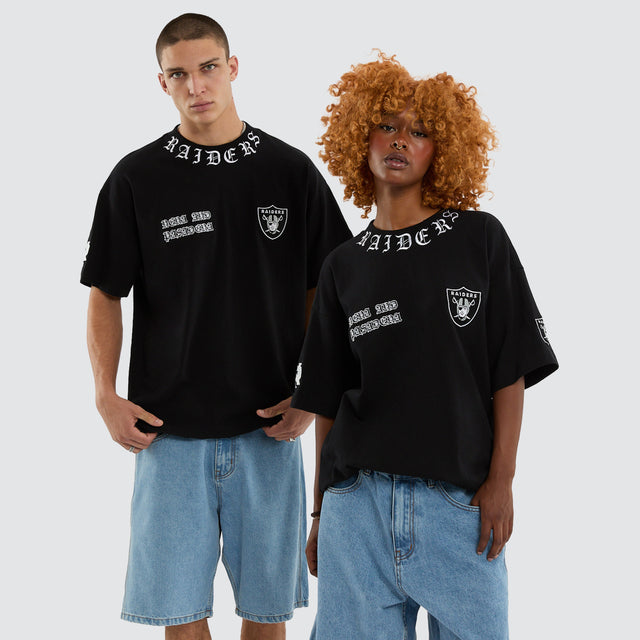 Las Vegas Raiders NFL Shield Tee Jet Black