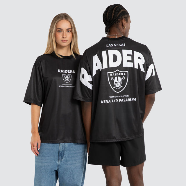 Las Vegas Raiders NFL Bridge Tee Jet Black