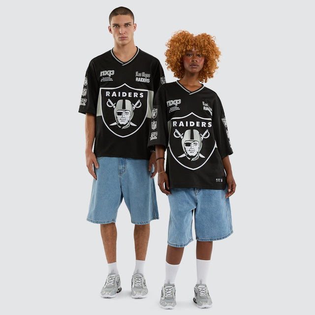 Las Vegas Raiders NFL Goal Mesh Tee Jet Black